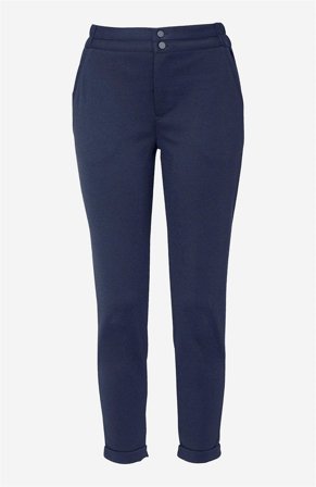 Freequent - Ankelbukse i jersey i marineblå for damer i størrelse S (38) - Cellbes