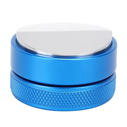 Talouskeittiön uudelleenkäytettävä ruostumattomasta teräksestä valmistettu kahvinjakelulaite Tamper Powder Press Hammer Korkeus säädettävä (58mm Base 