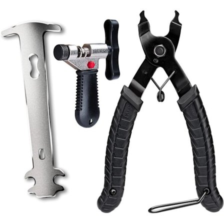 Universaali polkupyörän ketjun korjaustyökalu 7 8 9 10 11 12-vaihteiseen polkupyörän ketjupihteihin + ketjunleikkuri + korjaustyökalusarja