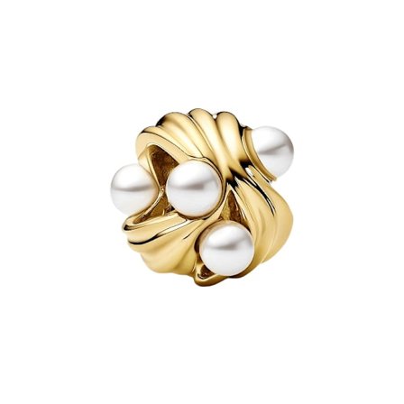 Pandora armband/armring med flerfärgad diamantinfattning och fast låshänge 3