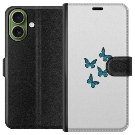 Kompatibelt Plånboksfodral till Apple Apple iPhone 17 Fjärilar