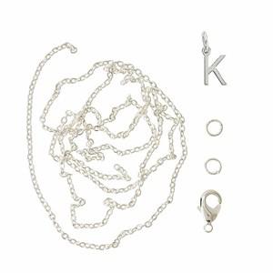 Me & My Box Silver K Pendant Set One Size - Stationery - One size - Silver - Junge - Jewelries & Jewel-case