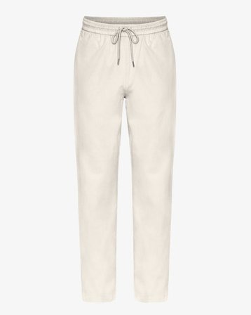Organic Twill Pants - Ivory White