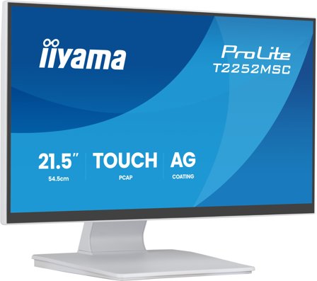 iiyama T2252MSC-W2AG 21.5IN GPCAP TOUC H 1920X1080 5MS 1000:1 HDMI/USB