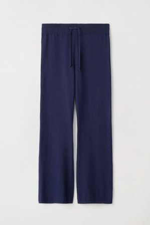 Soft Goat - Summer Pants - Women cashmere pants - S - Navy