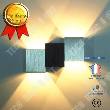 Vägglampa - TD - Kubisk - LED - 6 W - Varmvit - Inomhus