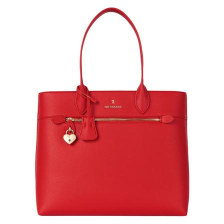 Trussardi, Lily Shopper Rood, Dames, Maat:ONE Size