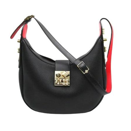 Christian Louboutin Pre-owned, Pre-owned Leather shoulder-bags Zwart, Dames, Maat:ONE Size