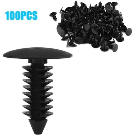 Plastklips 8mm, Plastklips Festespenner Klips DXGHC