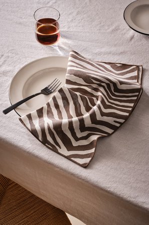 Jotex - Serviett 2-pakke Naturhvit/brun - SIMBA - Kjøp Servietter hos Jotex