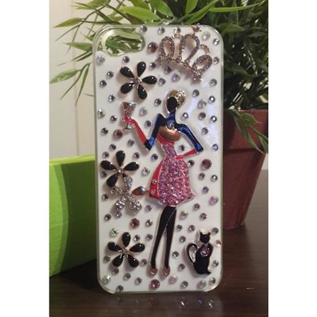 Apple Iphone 4 4S Skal Fodral Case 3D Cover (Diva)