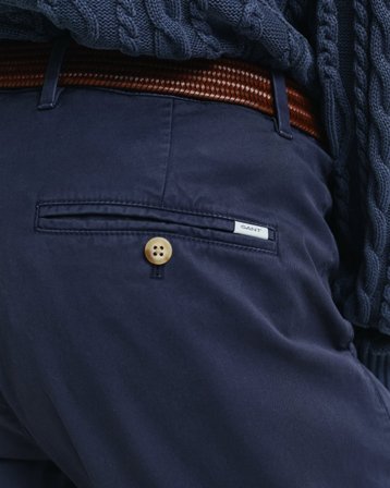 GANT Herren Sunfaded Slim Fit Chinohose (34/32) Blau