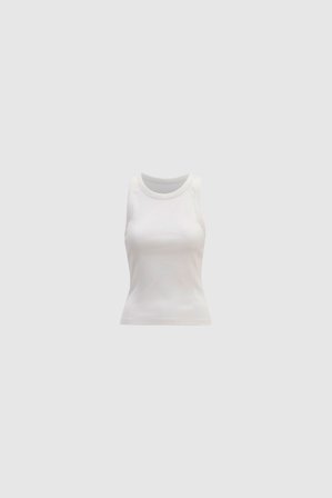 CAMILLA PIHL - Pia Rib Singlet - Ecru - XL