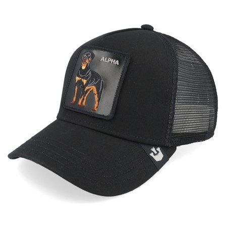 Goorin Bros. - Černá trucker Kšiltovka - The Alpha Dog Black A-Frame Trucker @ Hatstore