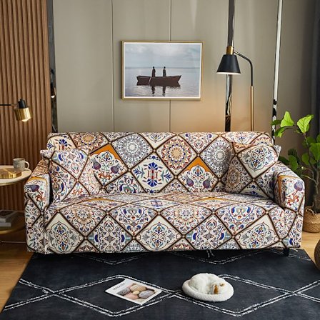 Sofaovertræk 2 Personers 140-180cm Sofaovertræk med Armlæn Moderne Uni