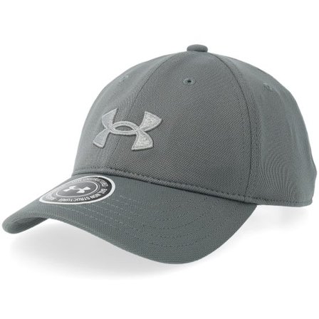 Under Armour - Grå unconstructed Keps - Kids Blitzing Low Clay Green Dad Cap @ Hatstore