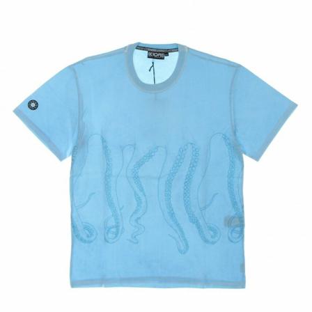 Octopus t-shirt Blå, Herre