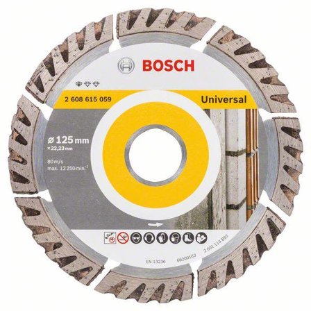 Bosch Standard for Universal Diamantkapskiva 125x22,23mm 1-pack, Kapa, slipa & polera