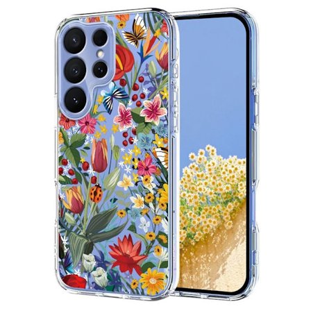 Mobilskal till Samsung Galaxy S26 Ultra Blommönster TPU - Liljor