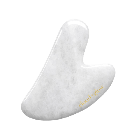 Cloud & Glow White Jade Gua Sha Tillbehör Dam Vit ONESIZE