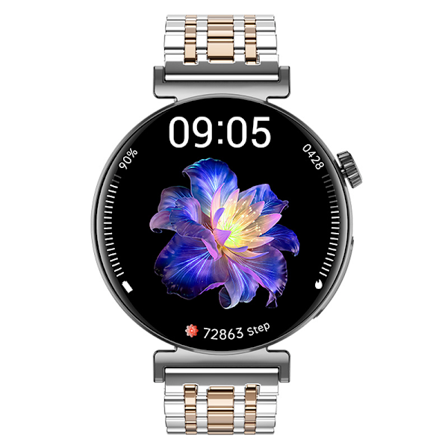 Smartwatch til kvinder med EKG og Bluetooth