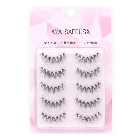 5 par 3D-effekt lösögonfransar långa krullande buskiga fransar Cosplay Makeup DIY-ögonfransar default