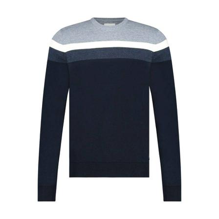 State of art Pullover , Blauw , Heren , Maat: M Truien & Vesten