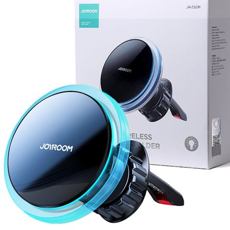 JOYROOM MAGNETISK HOLDER TRÅDLØS QI-LADER 15W TIL LUFTUDLUFTNING
