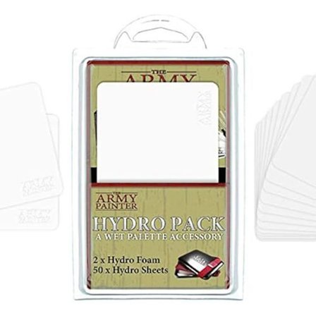 "Påfyllning för Palette - THE ARMY PAINTER - Hydro Pack - 50 Wipes - 2 Svampar - Figurmålning"
