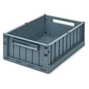 Liewood Whale Blue Weston L Storage Box One Size - Storage - One size - Blue - Junge