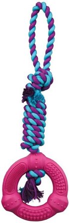 Trixie Flossrep med Gummiring 41/12 cm - Trixie
