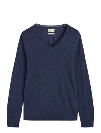 GANT | Extrafine Merino Wool V-Neck | M