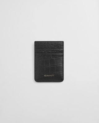 GANT - Croco-kortholder til dame black