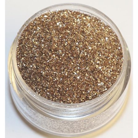 Negleglitter - Finkornet - Lett champagne - 8ml - Glitter