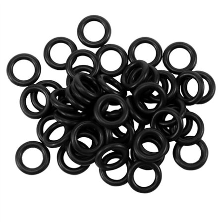 50 stk. sorte nitrilgummi O-ring pakninger 12mm X 2.5mm X 7mm