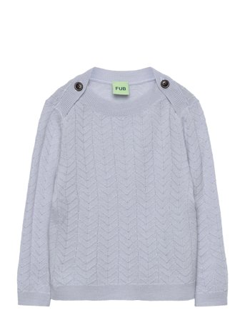 FUB Baby Zigzag Blouse - Blue - 80