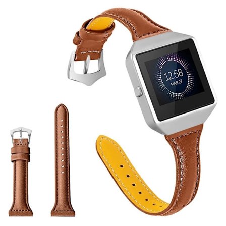 Fitbit Blaze cowhide leather watch band - Brown