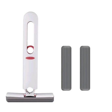 Kraftfull Mini-Mopp med Svampshuvud, Vikbar för Hemstädning