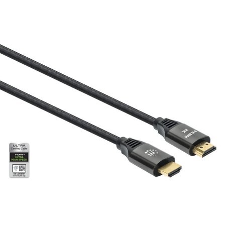 Manhattan MH Ultra High Speed HDMI Cable, Male/Male, Ethernet, 8K 60Hz