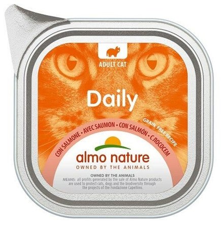 Almo Nature Daily Menu Bio Cibo Umido Salmone Gatti Adulti