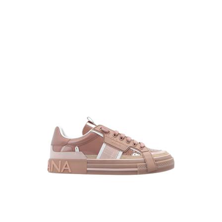 Dolce & Gabbana Custom 2.Zero sneakers , Roze , Dames , Maat: 36 EU