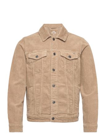 Onscoin Life Corduroy 9897 Trucker Farkkutakki Denimtakki Beige ONLY & SONS