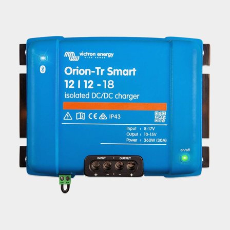 DC/DC-Ladegerät 12 V zu 12 V Victron Orion-Tr Smart Isolated 12/12-18, 220 W, 18 A - Boot