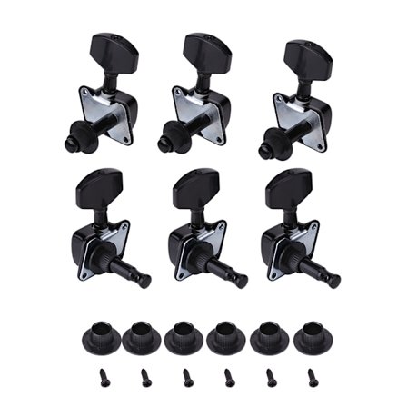 3R 3L Semi-lukkede Metall Maskinhoder Streng Stemme Key Pegs Tunere Folkegitar