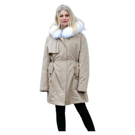 Levinsky - Vinterjackor - Beige - Dam - Storlek: S, Dam, Storlek: S