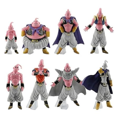 8 stk./sæt Majin Buu Figurer, Goku Figur Anime Klassiske Karakterer Model Gave Til Børn Drenge Piger Unisex 2025.