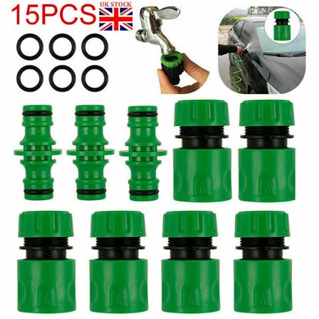 Garden Hose Connectors Sets Watering Pipe Tap Plastic Connector