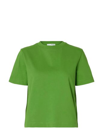 Selected | Slfessential Ss Boxy Tee Noos | XS