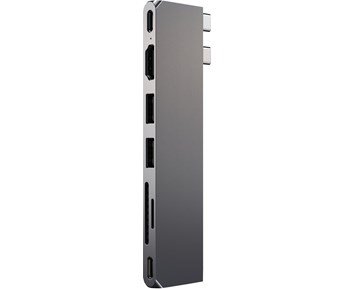 Satechi-USB-C Pro Hub Slim - Rymdgrå - B-vare-USB-C-multiport med USB4-Computer accessories-Datatilbehør