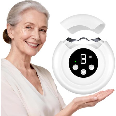 3-i-1 Elektrisk Negleklipper for Voksne og Eldre, 3 Hastigheter Automatisk Negleklipper og -trimmer med LED-lys 360° Rotasjon Negleklipper med 